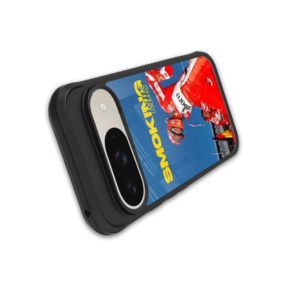 Burnout Mode stylish phone case for google pixel 9 | glossy glass and slim fit