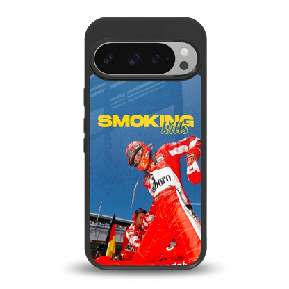 Burnout Mode back phone cover | glass case for google pixel 9 pro