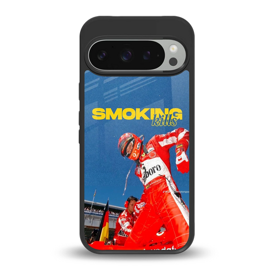 Burnout Mode back phone cover | glass case for google pixel 9 pro