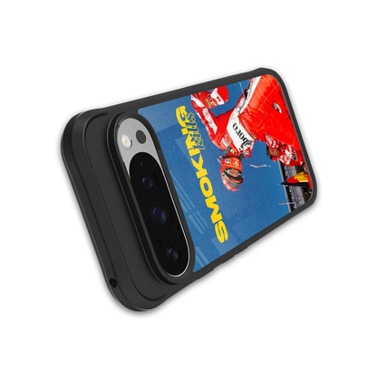 Burnout Mode stylish phone case for google pixel 9 pro xl | glossy glass and slim fit