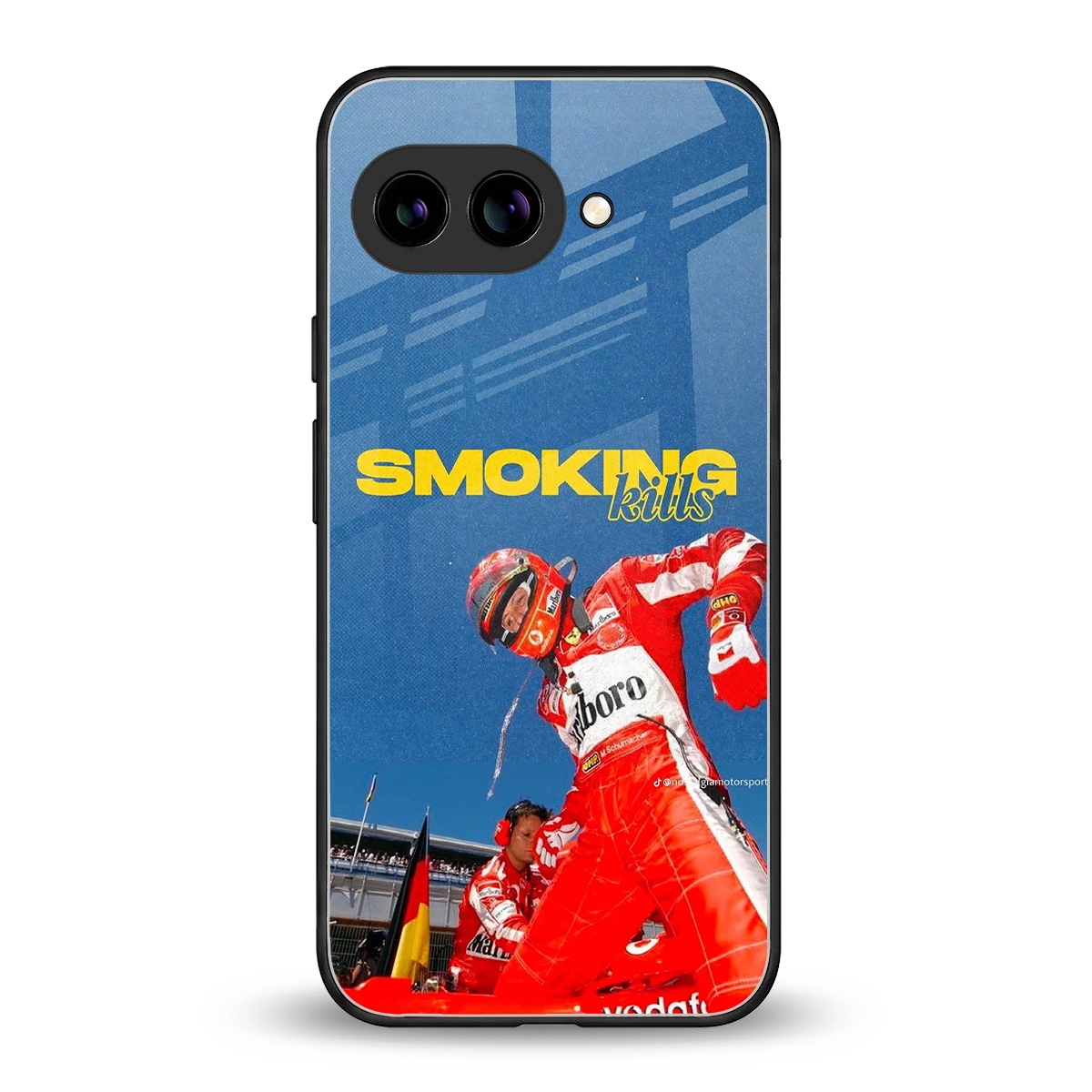Burnout Mode back phone cover | glass case for google pixel 10a