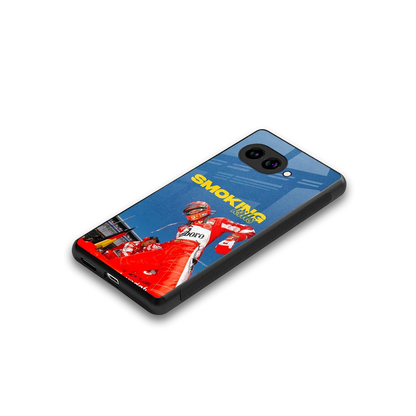 Burnout Mode stylish phone case for google pixel 10a | glossy glass and slim fit