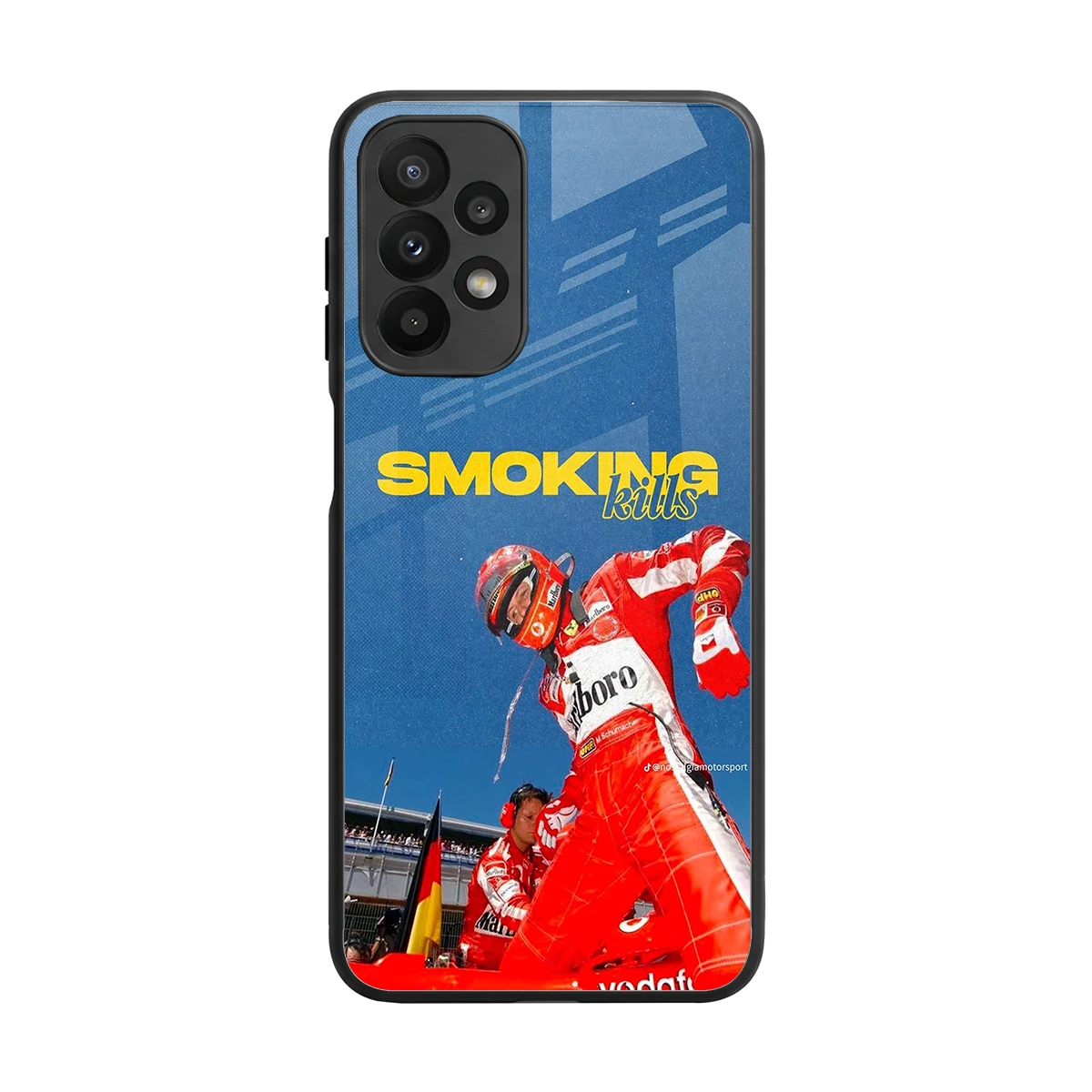 Burnout Mode back phone cover | glass case for samsung galaxy a23