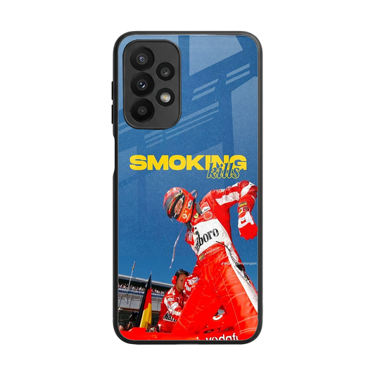 Burnout Mode back phone cover | glass case for samsung galaxy a23