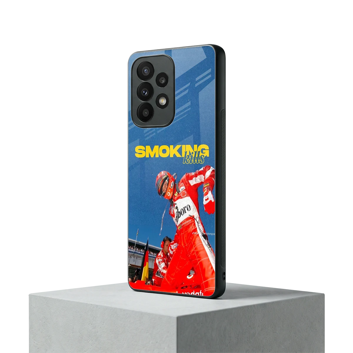Burnout Mode samsung galaxy a23 mobile cover | shockproof glass phone case