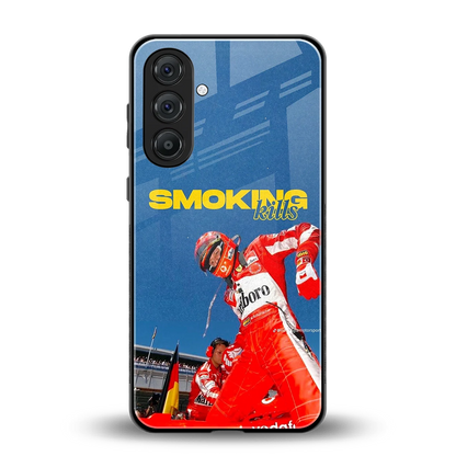 Burnout Mode back phone cover | glass case for samsung galaxy m36 5g