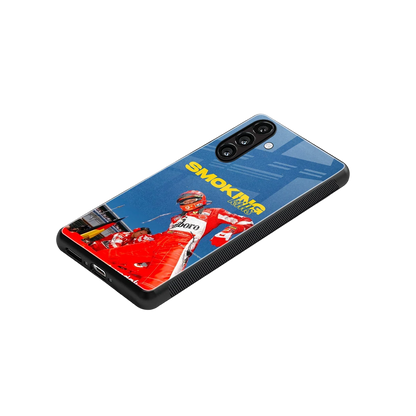 Burnout Mode stylish phone case for samsung galaxy m36 5g | glossy glass and slim fit