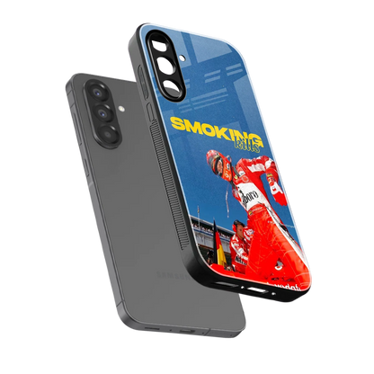 Burnout Mode sleek samsung galaxy a17 5g cover with tempered glass back and TPU edges