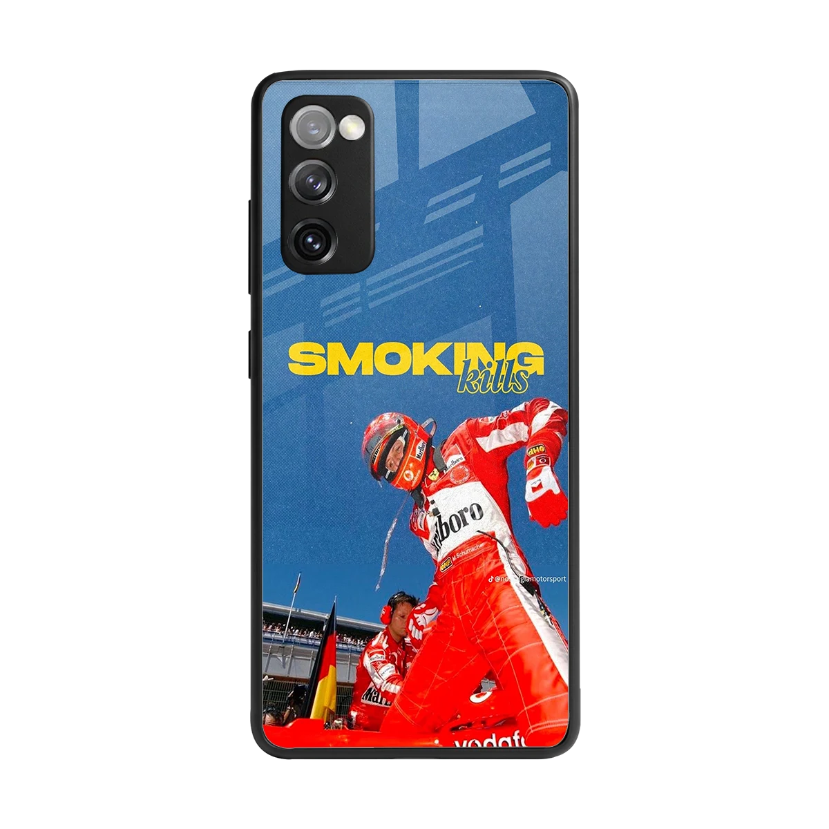 Burnout Mode back phone cover | glass case for samsung galaxy s20 fe