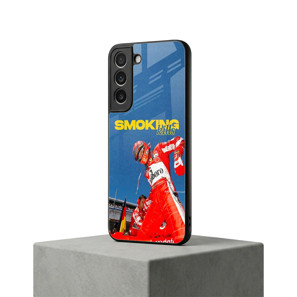 Burnout Mode samsung galaxy s22 mobile cover | shockproof glass phone case