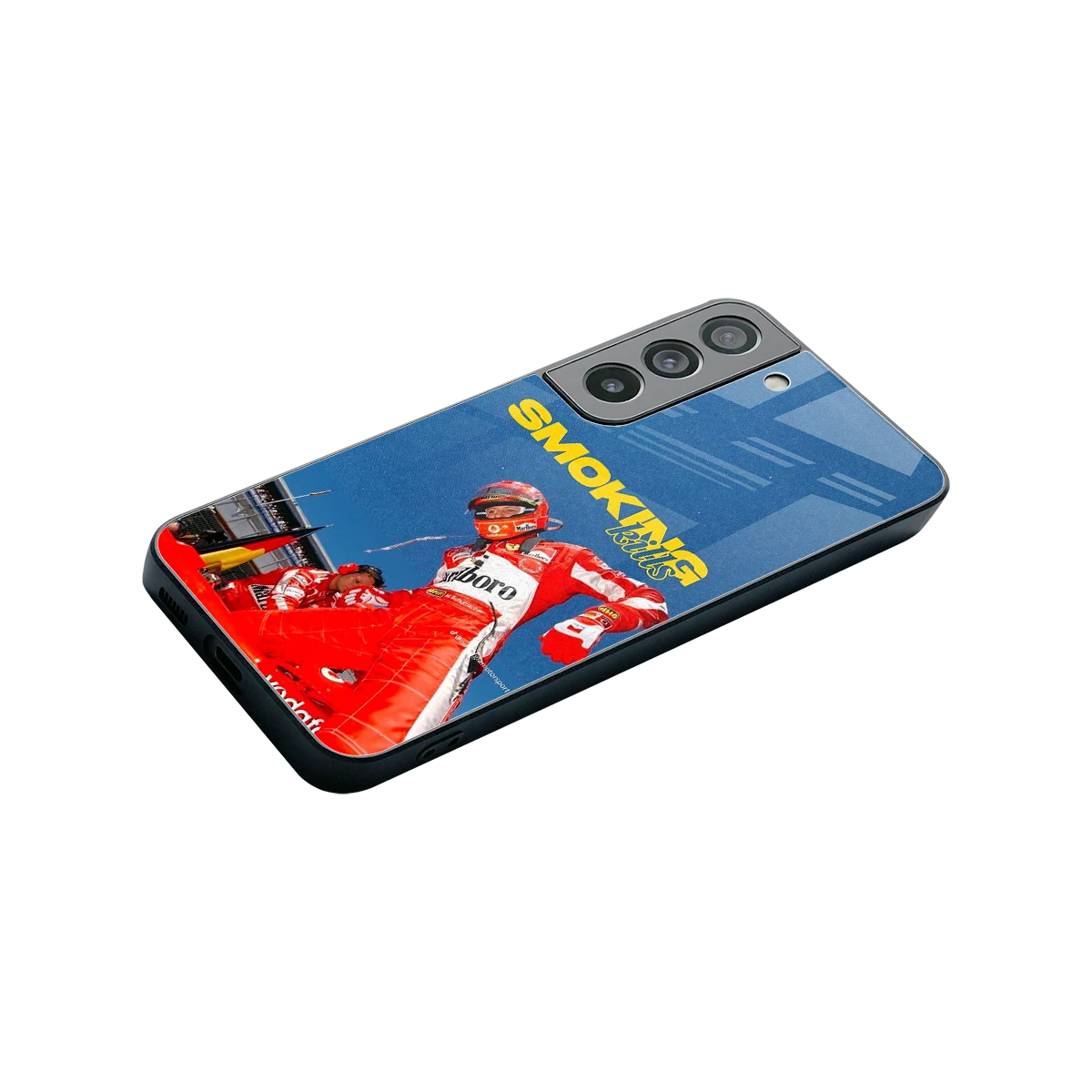 Burnout Mode stylish phone case for samsung galaxy s22 | glossy glass and slim fit