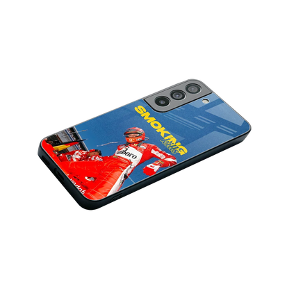 Burnout Mode stylish phone case for samsung galaxy s22 | glossy glass and slim fit
