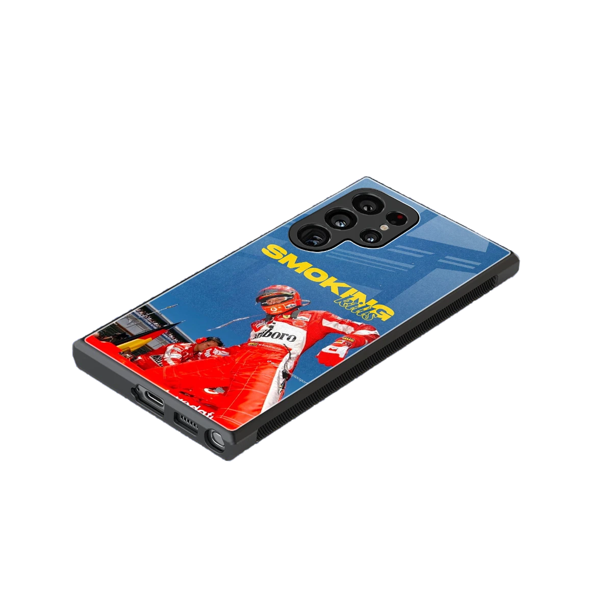 Burnout Mode stylish phone case for samsung galaxy s24 ultra | glossy glass and slim fit