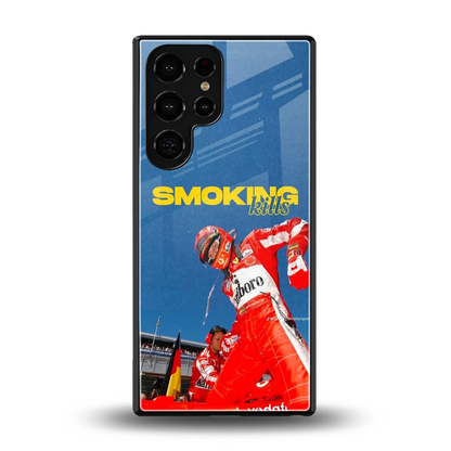 Burnout Mode back phone cover | glass case for samsung galaxy s25 ultra