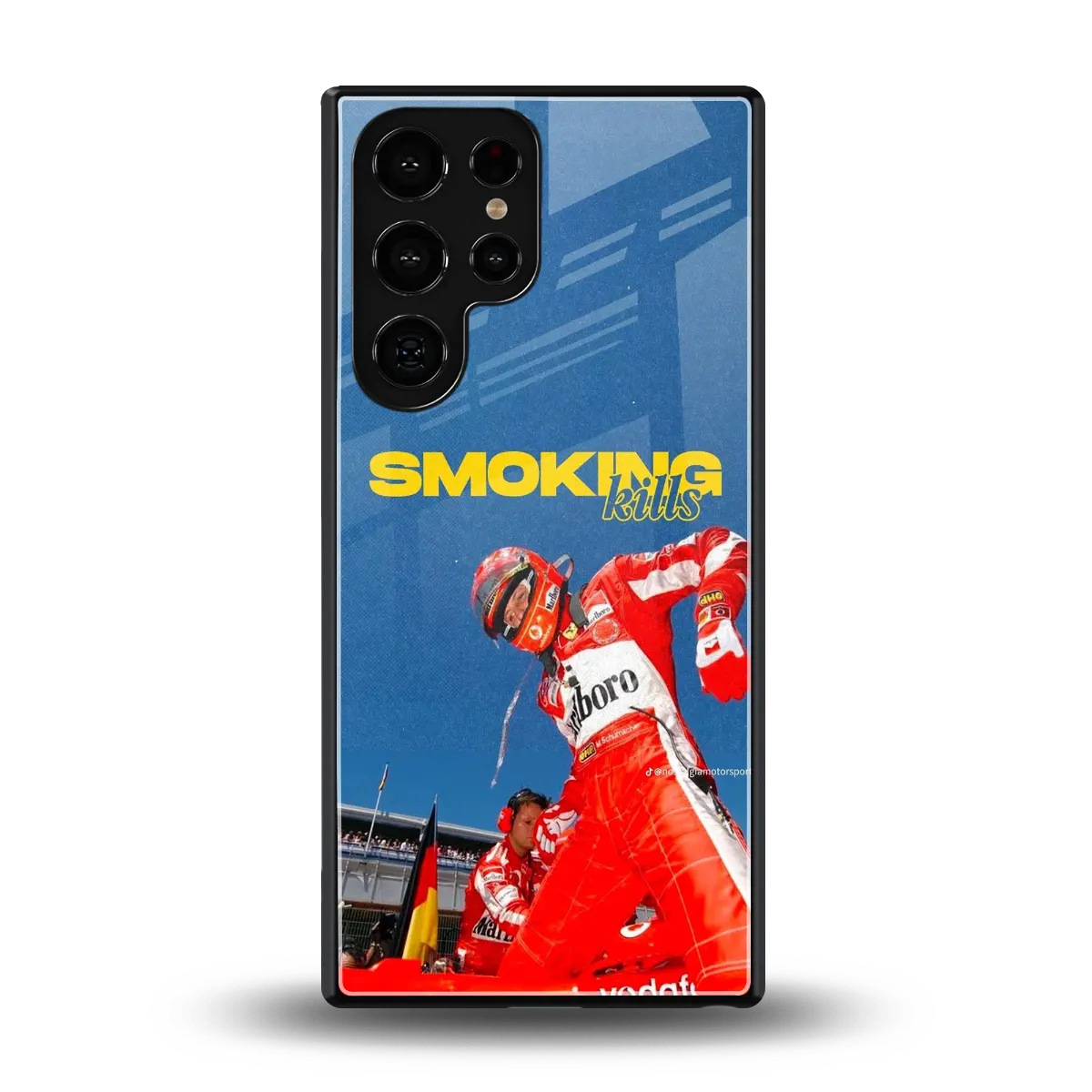 Burnout Mode back phone cover | glass case for samsung galaxy s26 ultra
