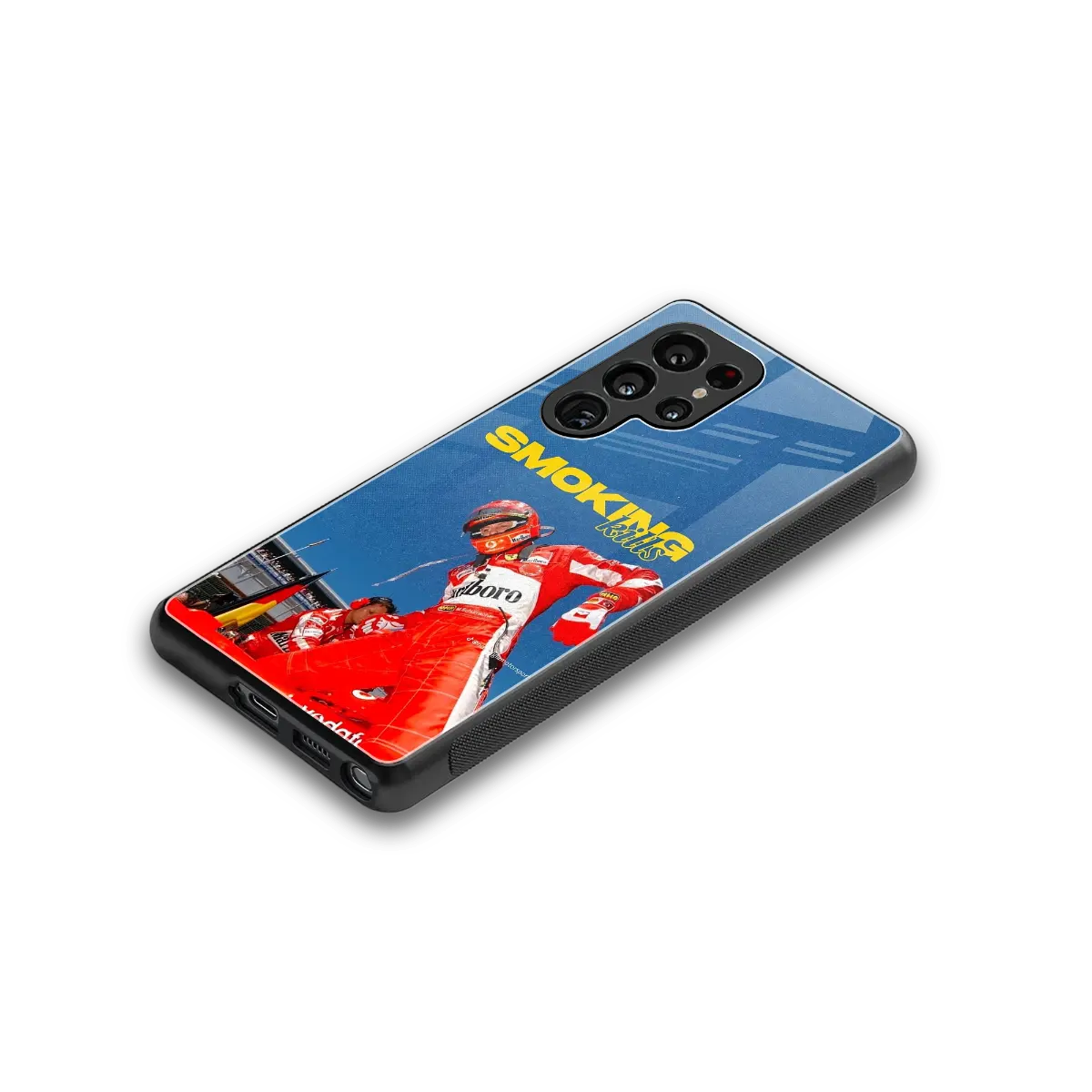 Burnout Mode stylish phone case for samsung galaxy s25 ultra | glossy glass and slim fit