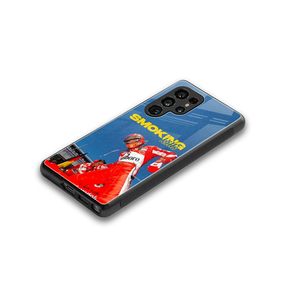 Burnout Mode stylish phone case for samsung galaxy s25 ultra | glossy glass and slim fit