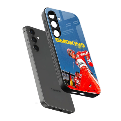 Burnout Mode sleek samsung galaxy s24 plus cover with tempered glass back and TPU edges