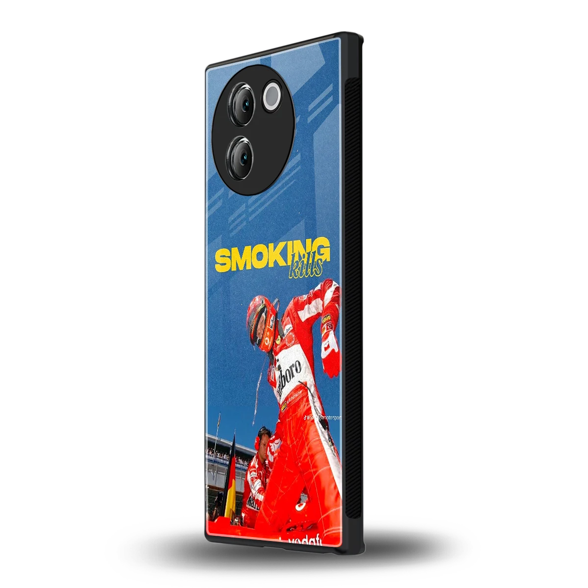 Burnout Mode vivo v30e mobile cover | shockproof glass phone case
