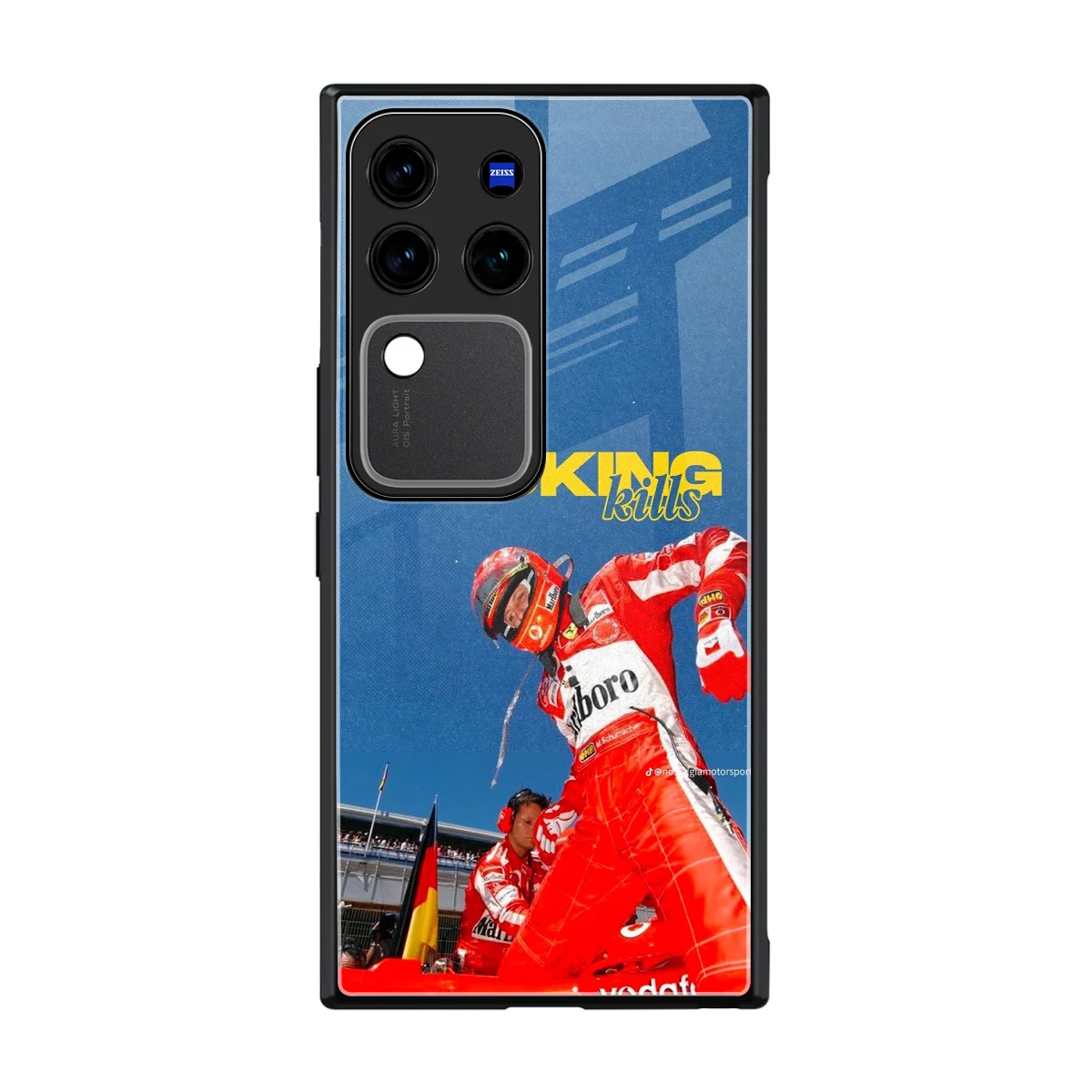 Burnout Mode back phone cover | glass case forvivo v30 pro
