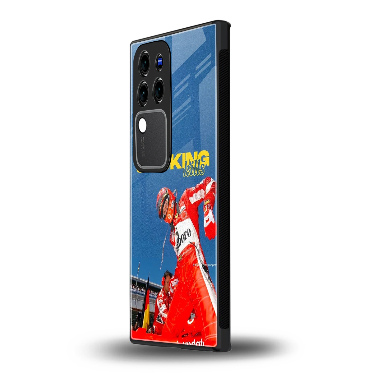 Burnout Modevivo v30 pro mobile cover | shockproof glass phone case