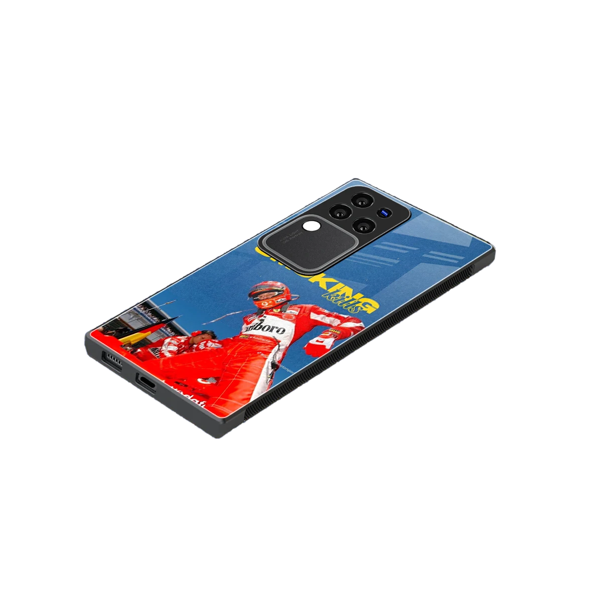 Burnout Mode stylish phone case forvivo v30 pro | glossy glass and slim fit
