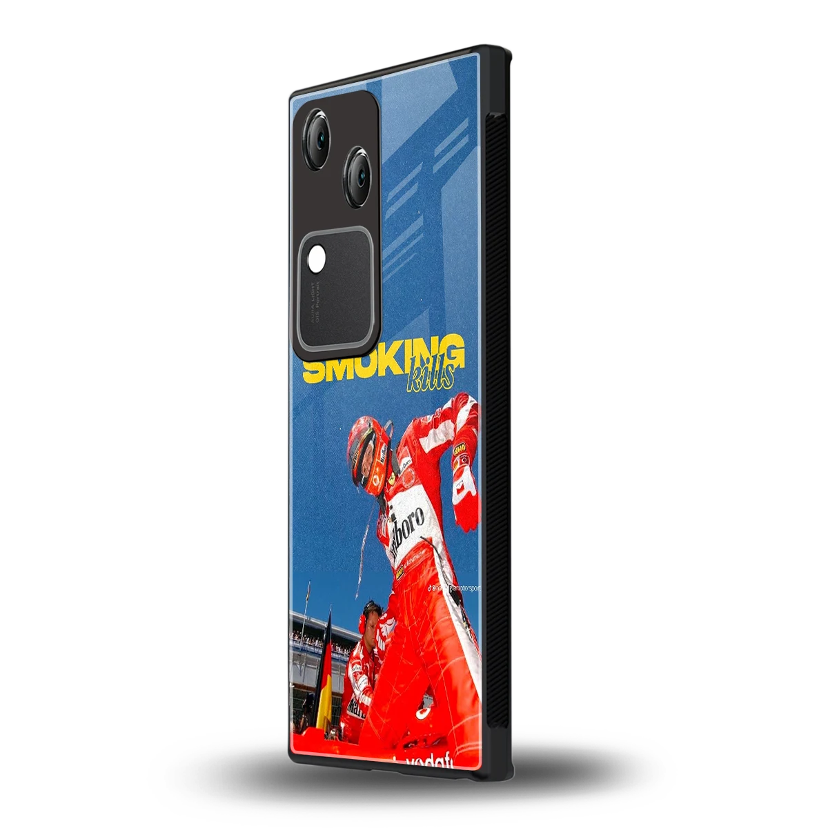 Burnout Mode vivo v30 mobile cover | shockproof glass phone case