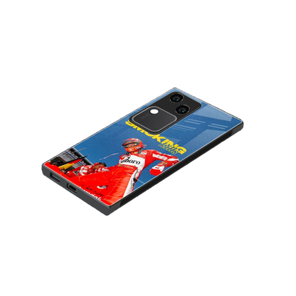 Burnout Mode stylish phone case for vivo v30 | glossy glass and slim fit