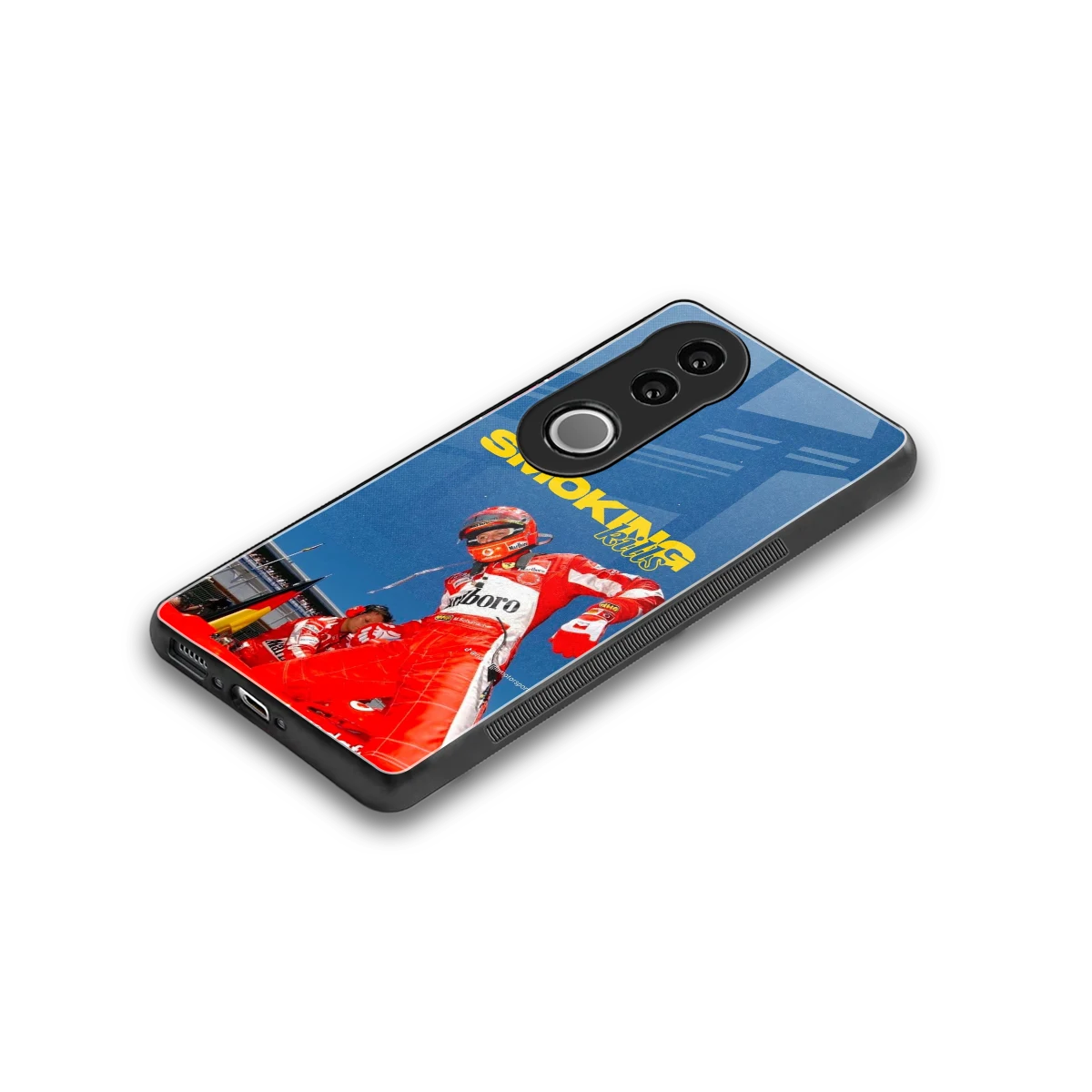 Burnout Mode stylish phone case for vivo v50 | glossy glass and slim fit