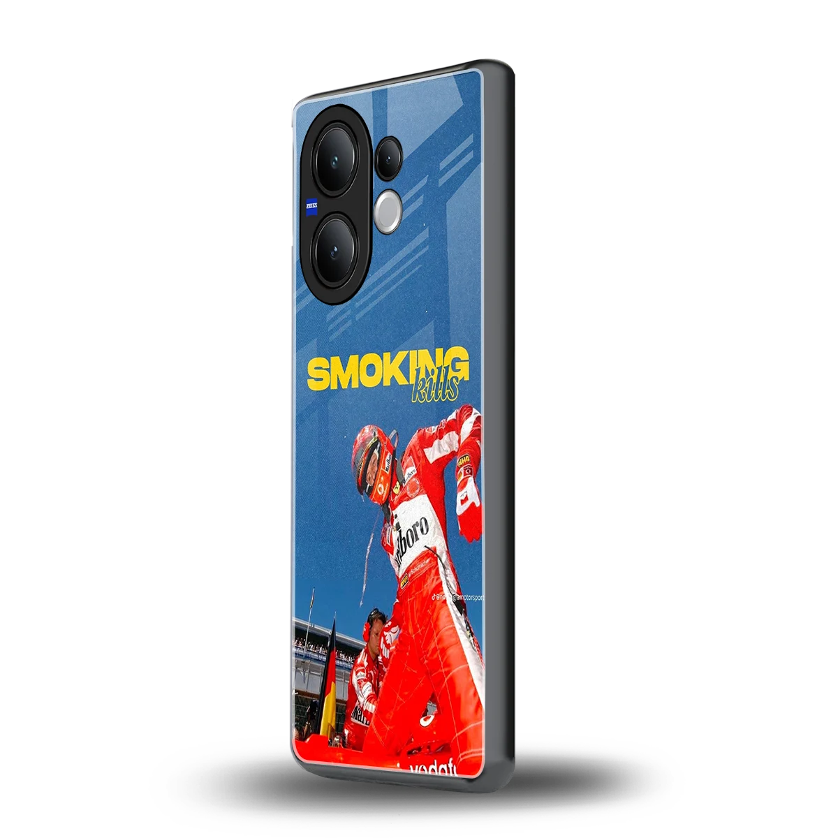 Burnout Mode vivo v60 mobile cover | shockproof glass phone case