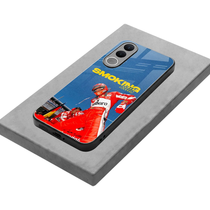 Burnout Mode stylish phone case for vivo v70 fe | glossy glass and slim fit