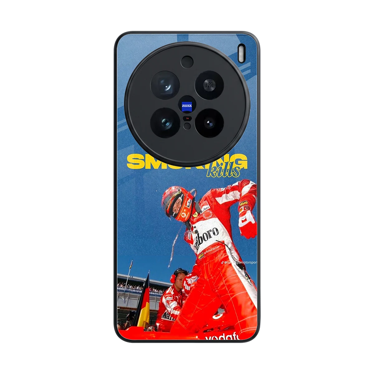 Burnout Mode back phone cover | glass case for vivo x200 pro