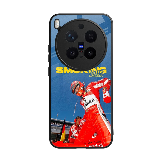 Burnout Mode back phone cover | glass case for vivo x300 pro
