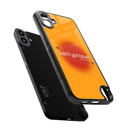 Busy Bee sleek cmf nothing phone 1 cover with tempered glass back and TPU edges