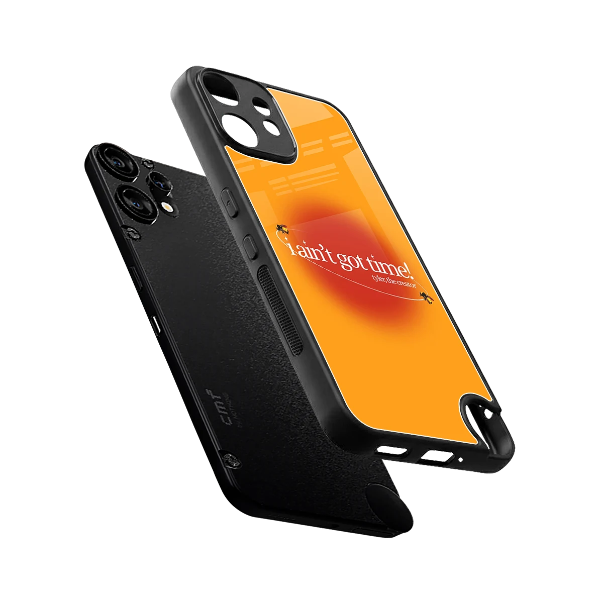 Busy Bee sleek cmf nothing phone 2 pro cover with tempered glass back and TPU edges