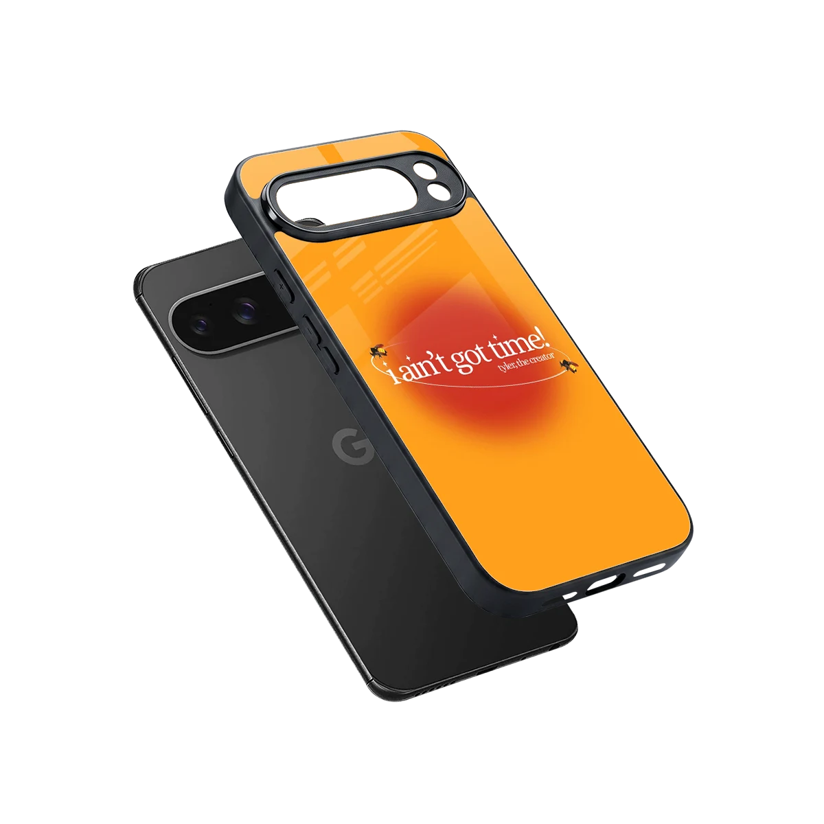 Busy Bee sleek google pixel 10 pro xl cover with tempered glass back and TPU edges