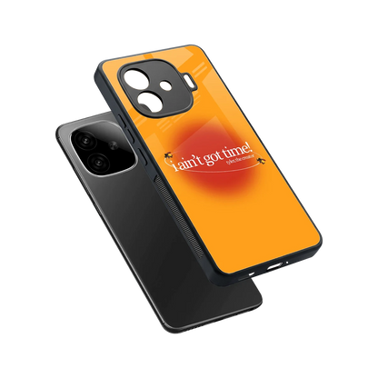 Busy Bee sleek iqoo neo 10r 5g cover with tempered glass back and TPU edges