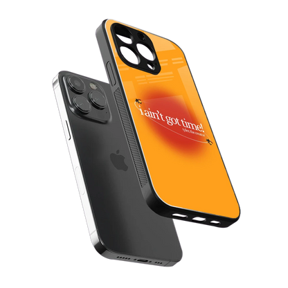 Busy Bee sleek iphone 14 pro max cover with tempered glass back and TPU edges