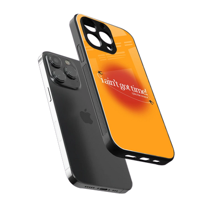 Busy Bee sleek iphone 13 pro cover with tempered glass back and TPU edges