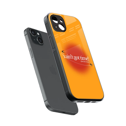 Busy Bee sleek iphone 15 plus cover with tempered glass back and TPU edges