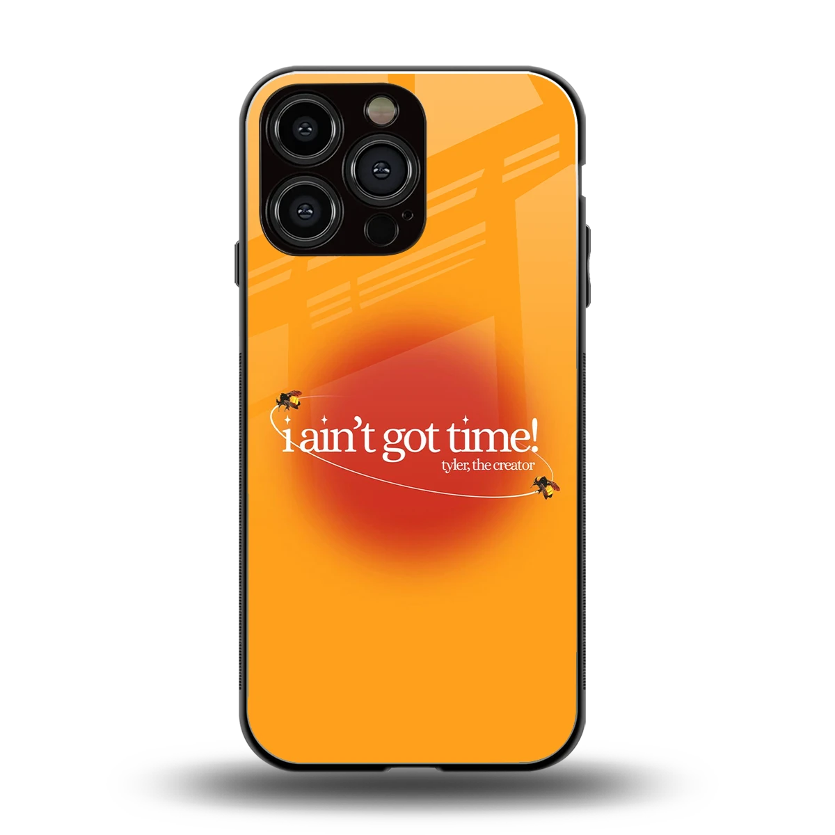 Busy Bee back phone cover | glass case for iphone 15 pro max