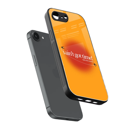 Busy Bee sleek iphone 16e cover with tempered glass back and TPU edges