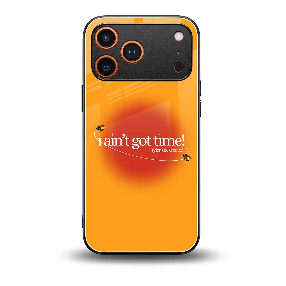 Busy Bee back phone cover | glass case for iphone 17 pro max