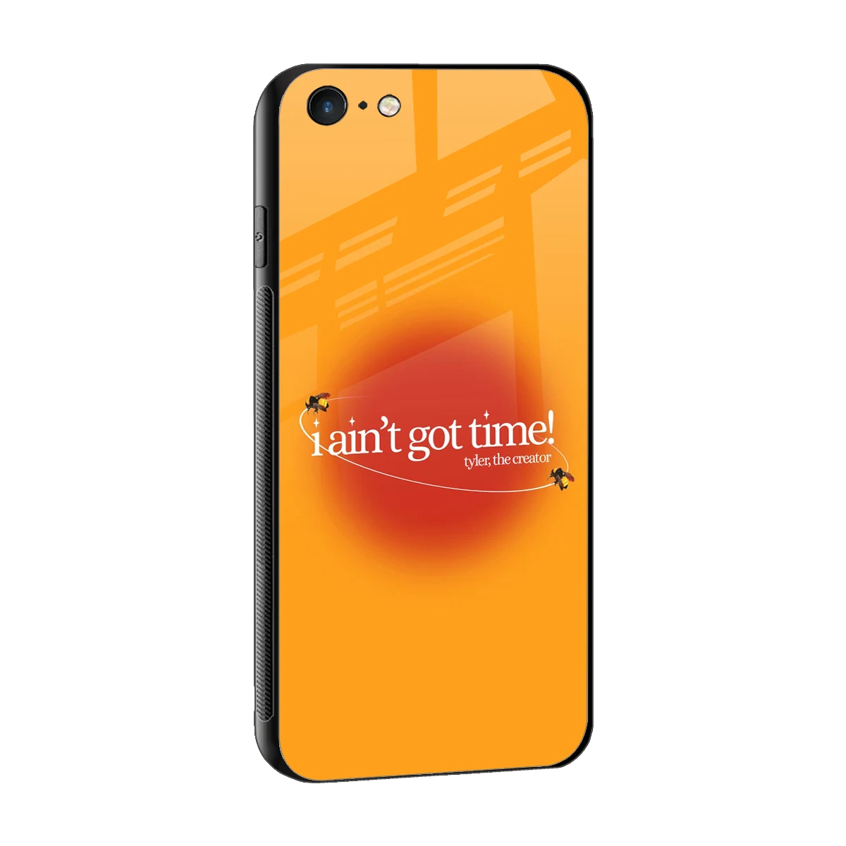 Busy Bee sleek iphone 6 cover with tempered glass back and TPU edges
