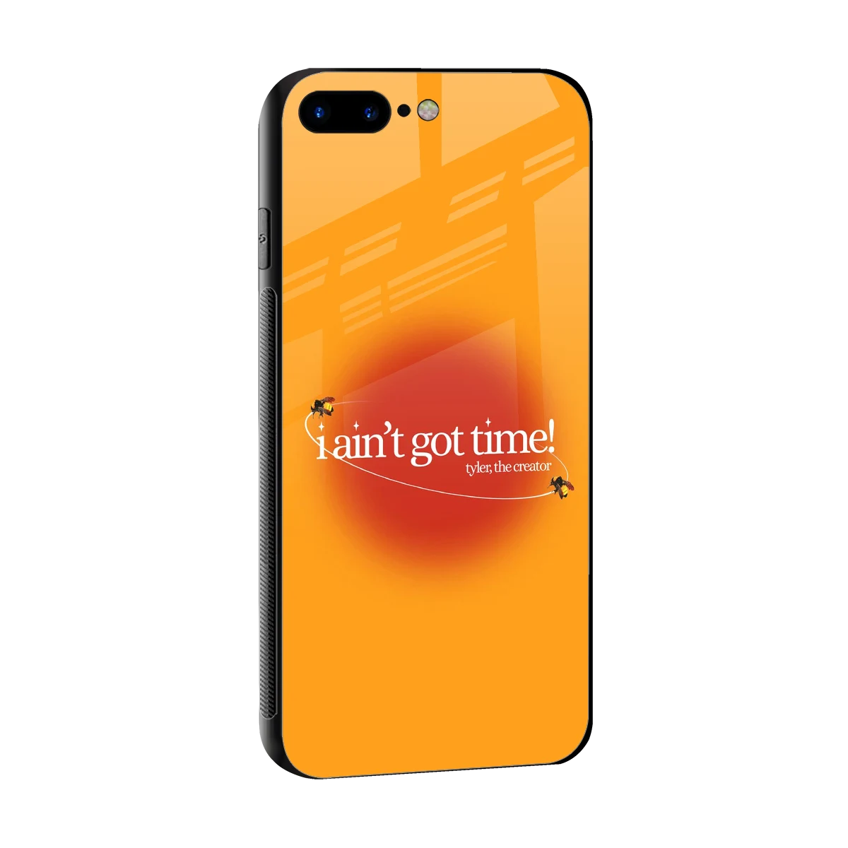Busy Bee sleek iphone 8 plus cover with tempered glass back and TPU edges