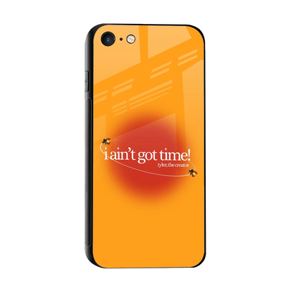 Busy Bee sleek iphone 7 cover with tempered glass back and TPU edges