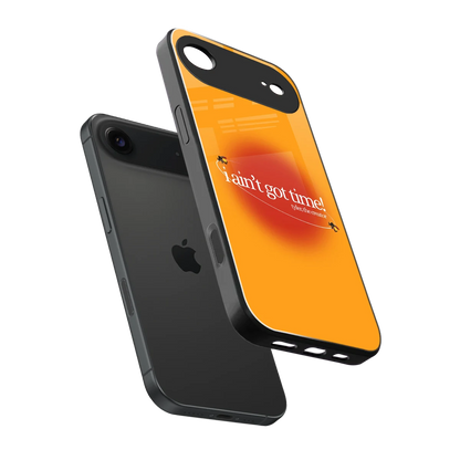 Busy Bee sleek iphone air cover with tempered glass back and TPU edges