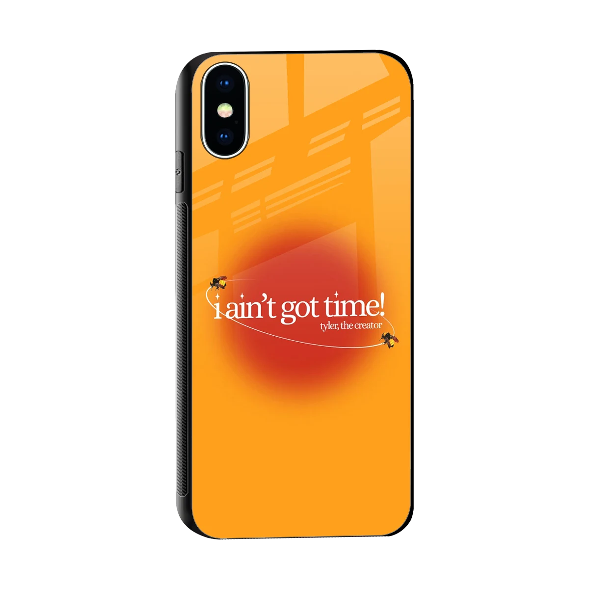 Busy Bee sleek iphone x cover with tempered glass back and TPU edges