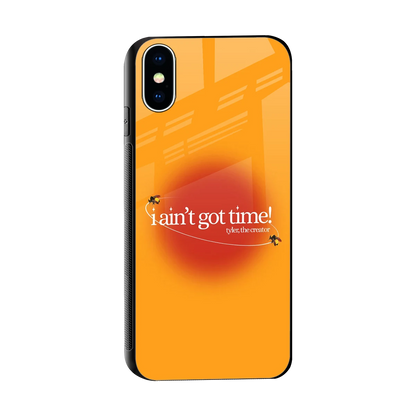 Busy Bee sleek iphone x cover with tempered glass back and TPU edges