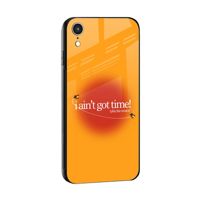 Busy Bee sleek iphone xr cover with tempered glass back and TPU edges